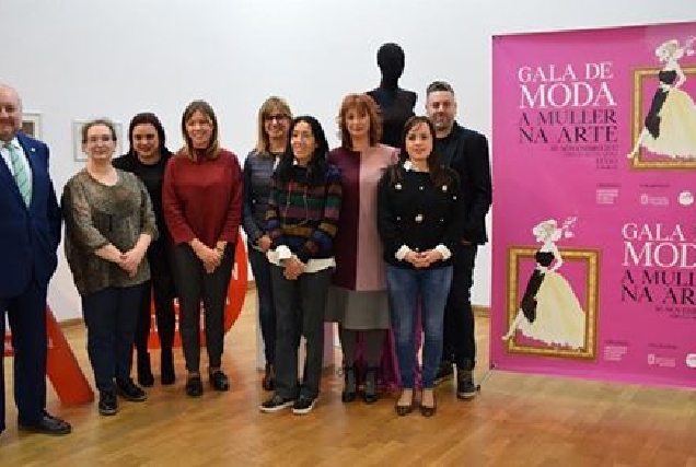 Representantes das distintas entidades colaboradoras presentaron a Gala da Moda