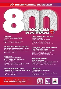 cartel actividades 8M lugo