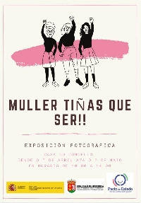 cartel exposicion muller tiñas que ser