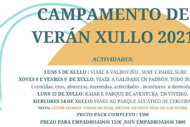 Cartel definitivo Campamento de Veran_guitiriz portada