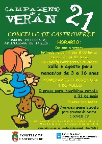 cartel campamento castroverde