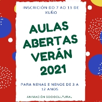 cartel aulas abertas