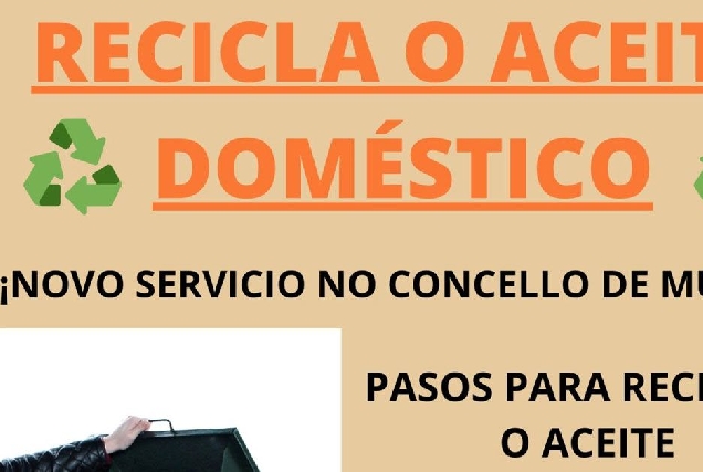 reciclaxe aceite domestico muras portada