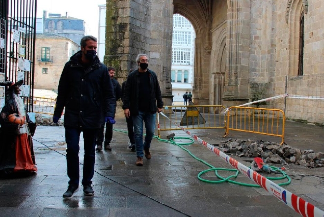 pavimentacion rua catedral lugo