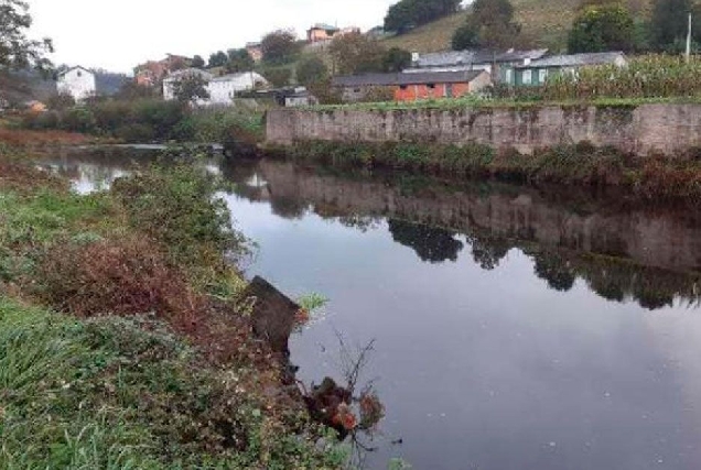 TRABADA despois da limpeza rio Abres