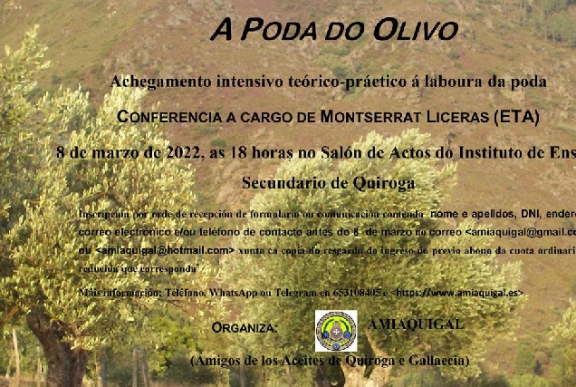 a poda olivo quiroga