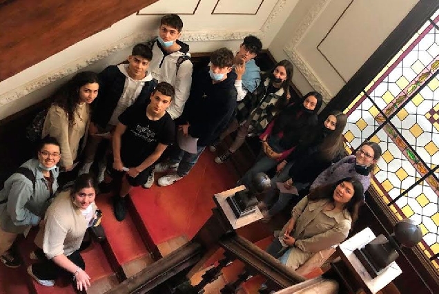 alumnado de 1º bac do IES Ribadeo 1