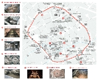 Mapa sitios romanos