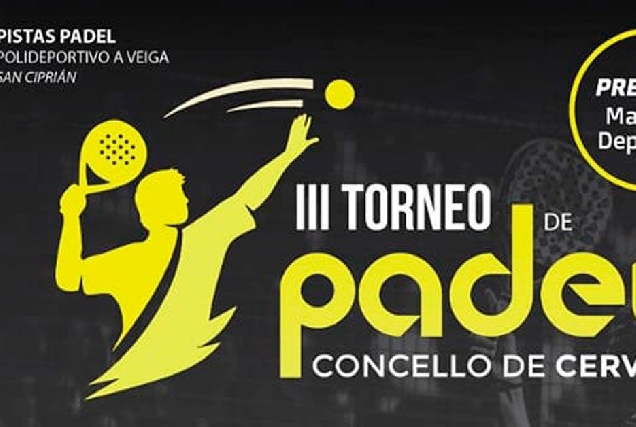 1 III torneo padel cervo 2022 cartel