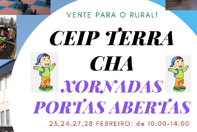 xornadas portas abertas CEIP terra Cha portada