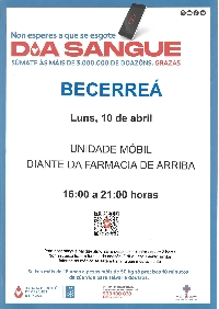 Becerreá doazon sangue