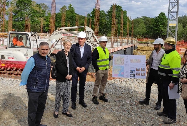 FOTO VISITA OBRAS centro saude mental as pontes