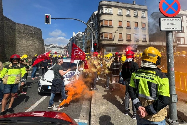 bombeiros consorcio lugo manifestacion2