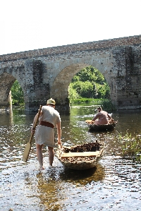 Cadriolo e Eburo nas barcas tir na nog