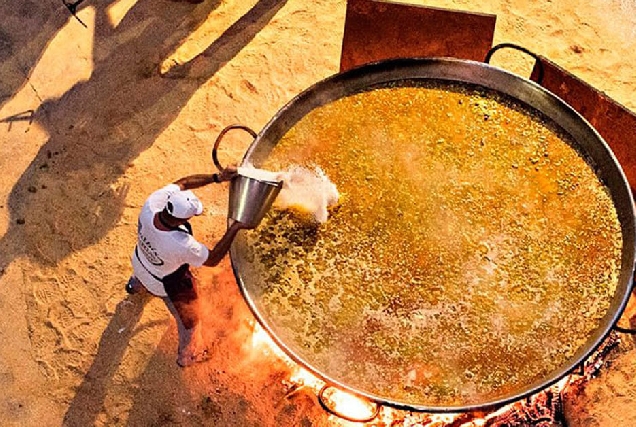 paella xigante a hedreira aniversario