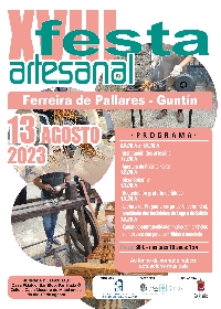 cartel festa artesanal pallares 2023