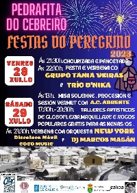 festas peregrino Cebreiro 2023