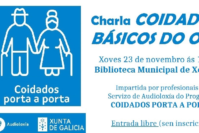 charla coidado oido porta a porta