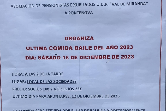 Asociacion xubilados pontenova 2023 baile