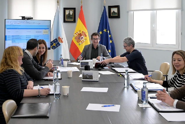 Imaxe da reunión do xurado dos premios deportivos da Deputación da Coruña