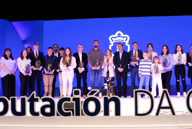 Imaxe da gala do ano pasado dos Premios Deportivos da Deputación da Coruña