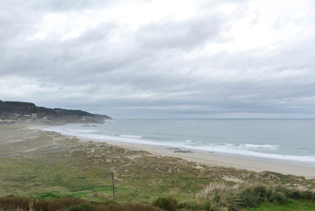 Imaxe da praia de Barrañán en Arteixo