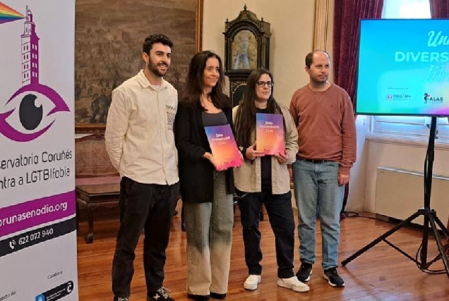 Imaxe da presentación do informe de ALAS A Coruña