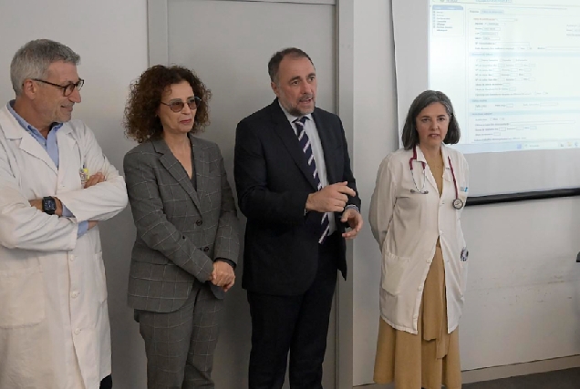 Imaxe da presentación do programa de prevención de cancro de pulmón na Coruña