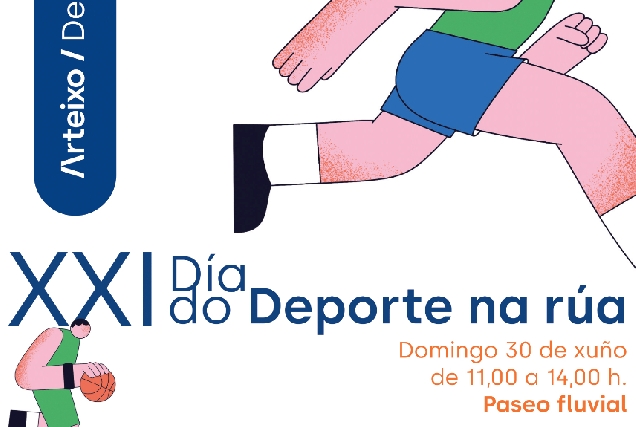 Imaxe do cartel do Día do Deporte na Rúa en Arteixo