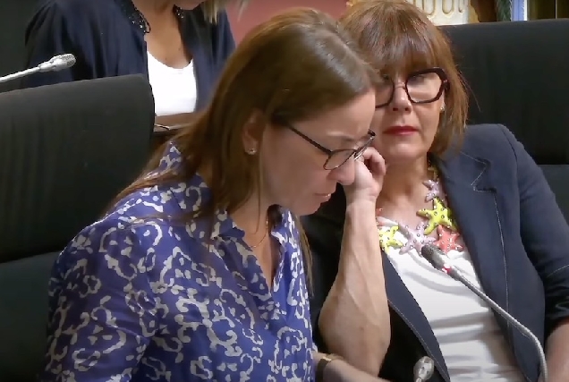 Ana Méndez e Sonia Ogando, grupo municpal do PP no Concello de Ourense