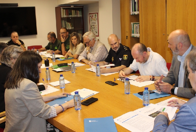 Comisión provincial de coordinación policial de loita contra os incendios forestais. Ourense, 2024