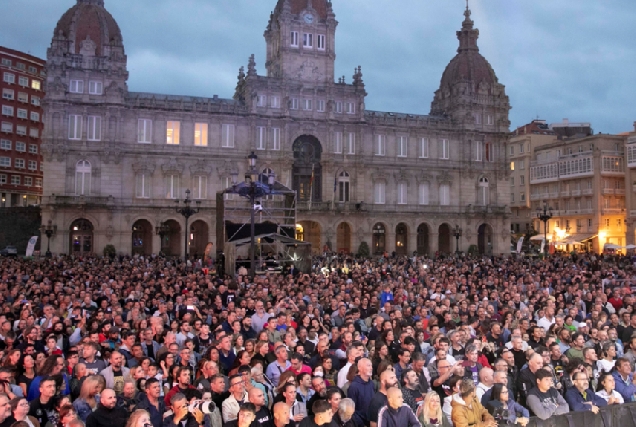 Imaxe das festas de María Pita na Coruña