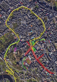 Mapa percorrido etapa 13 Vuelta (1)