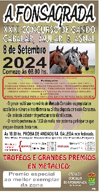 XXXI Concurso de Gando Cabalar, Mular e Asnal a fonsagrada