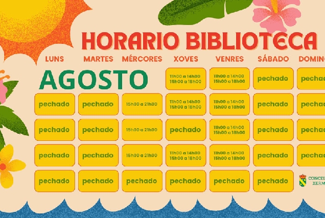 horario-biblioteca-agosto-xermade