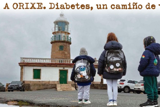 Cartel da mostra 'A Orixe. Diabetes, un camiño de vida'